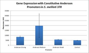 Expression Level for constitutive promoters in S meliloti (pPZP200-LIC).jpg